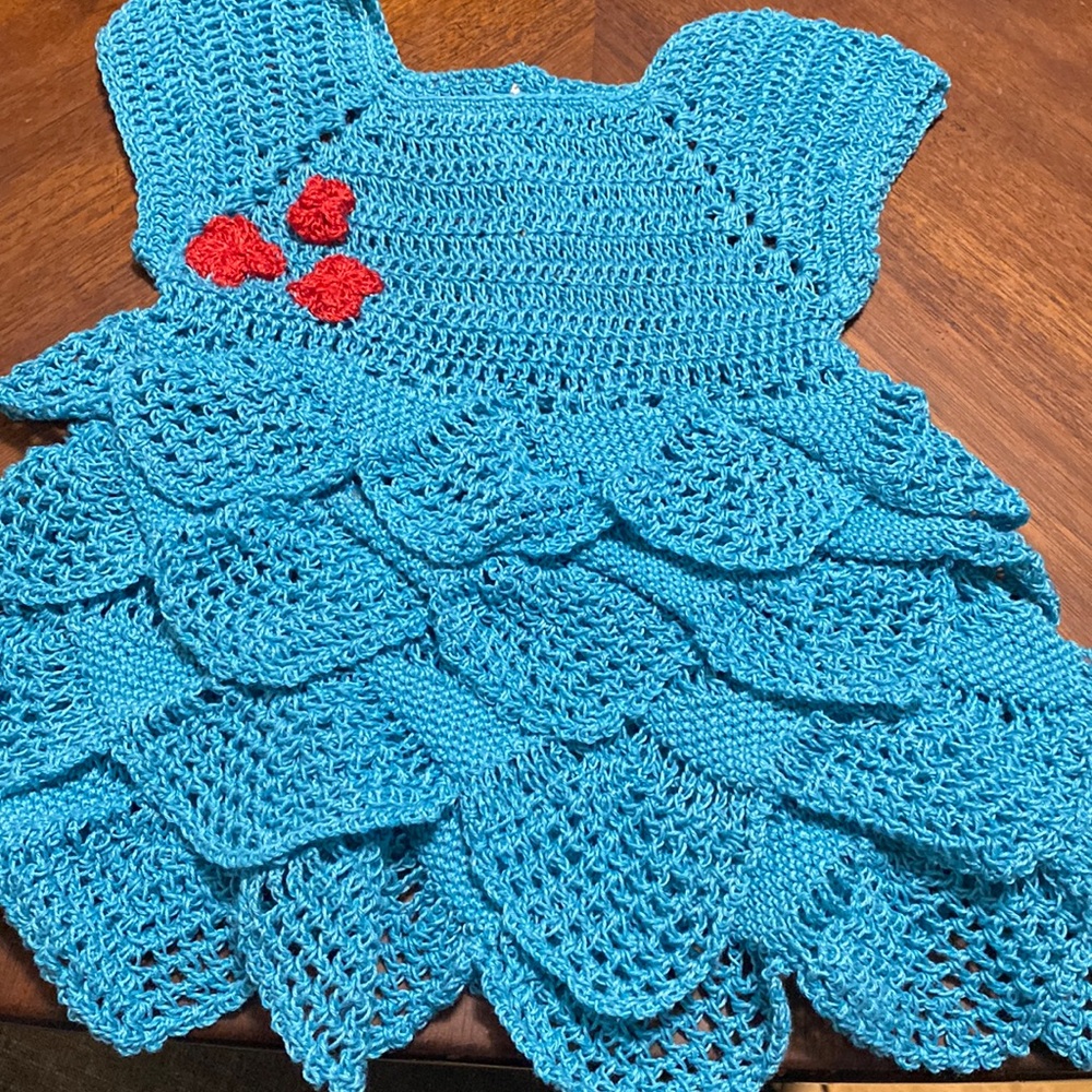 sky blue dress for 3 months old girl